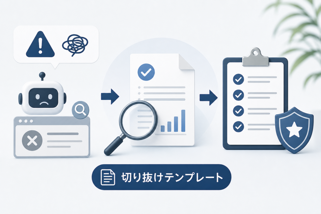 AI検索での実際のトラブル事例|プロが使う切り抜けテンプレート