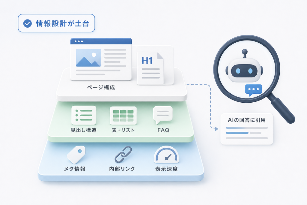 aio search対策の実務的基本戦略と情報設計の基礎