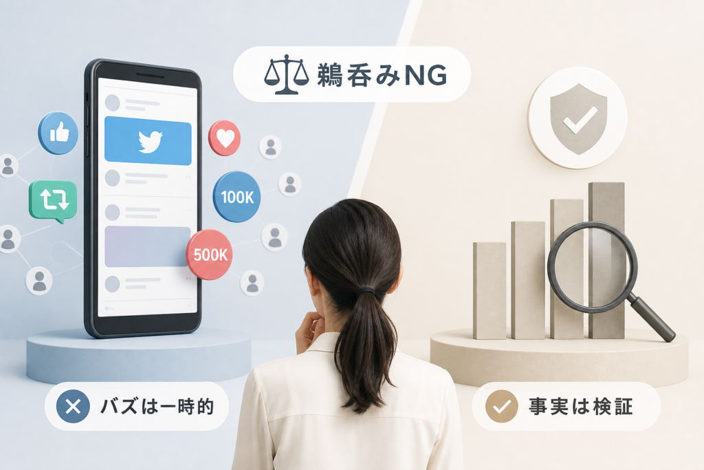 まとめサイトを鵜呑みにしてはいけない理由―世論とバズは別物