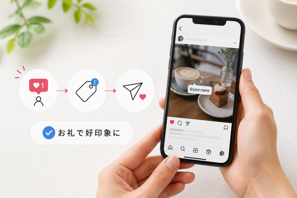 インスタでタグ付けされたらどうなる？通知・見方とお礼マナー