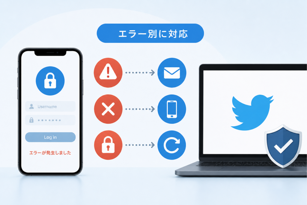 ログイン警告とエラー別の対処方法