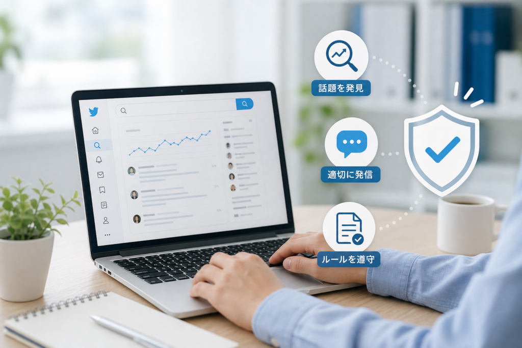 中小企業や店舗SNS担当者必見！Twitter話題の安全運用テクニック
