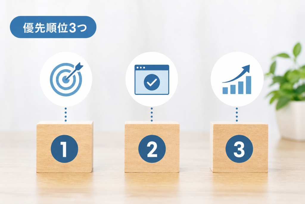 検索エンジン最適化方法を調べる前に知っておくべき本気の優先順位3つ