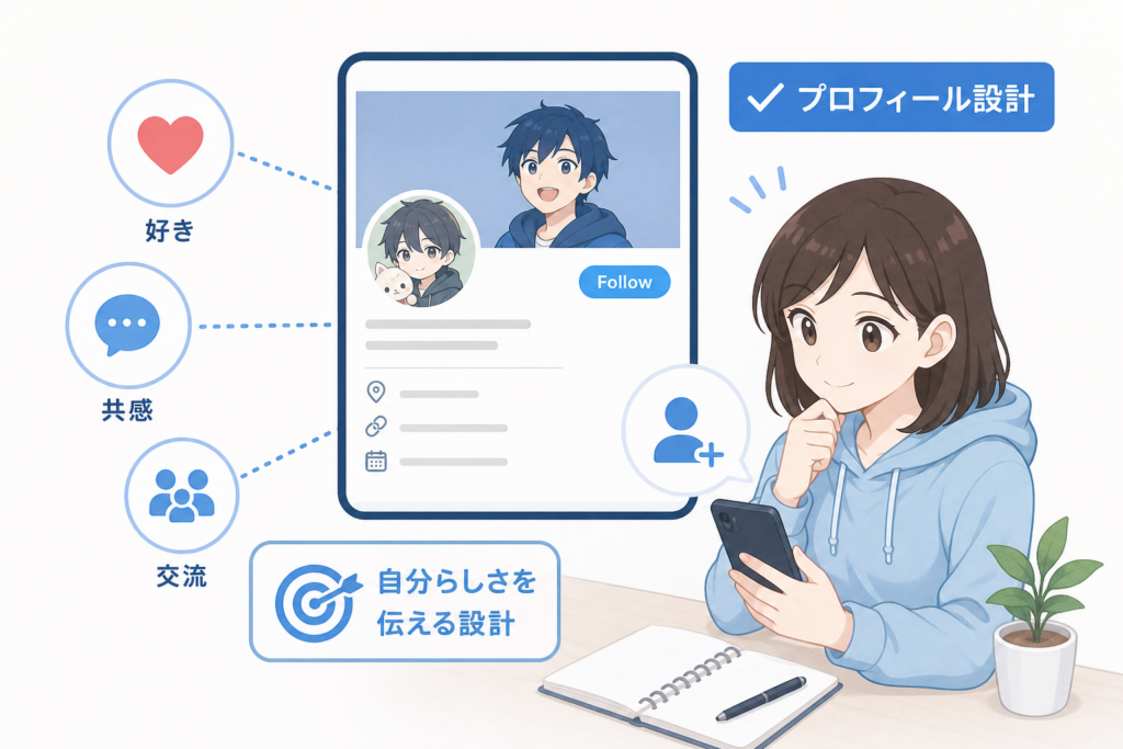 趣味垢・オタ垢のフォロワー増やし方|プロフィール設計と交流スタンス