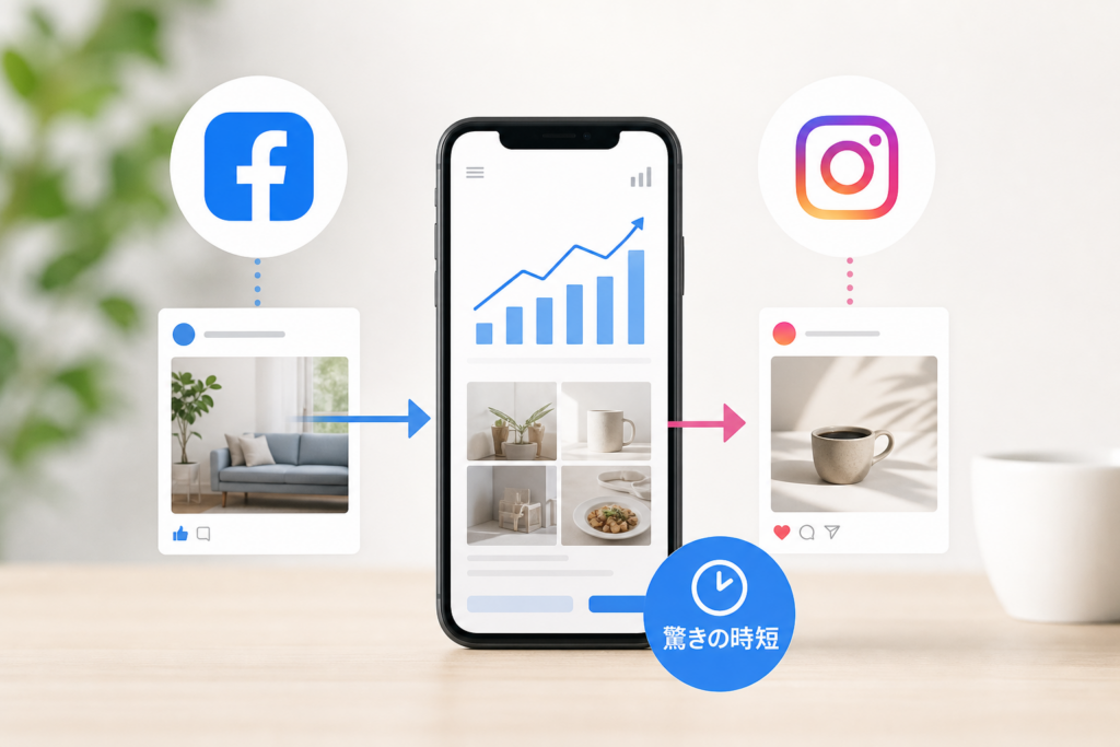 FacebookとInstagramを連携して驚きの時短！売上アップを数字で体感する新常識