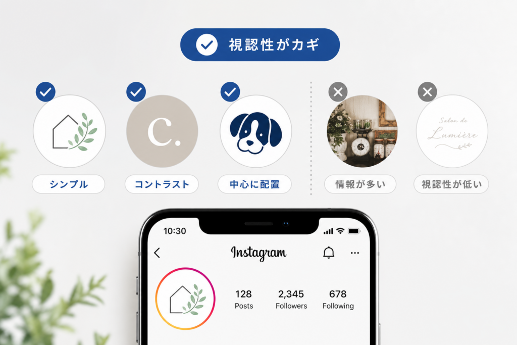 Instagramプロフィール画像設計で目に留まるアイコンの正解パターン