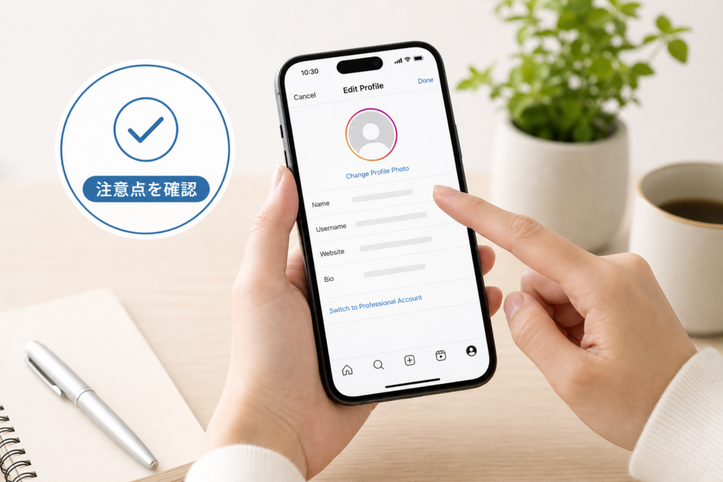 Instagramプロフィール編集方法と変更時の注意点をマスターする