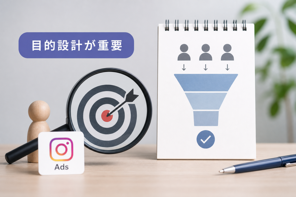 Instagram広告の目的設計ミスが効果ない現象を招く理由