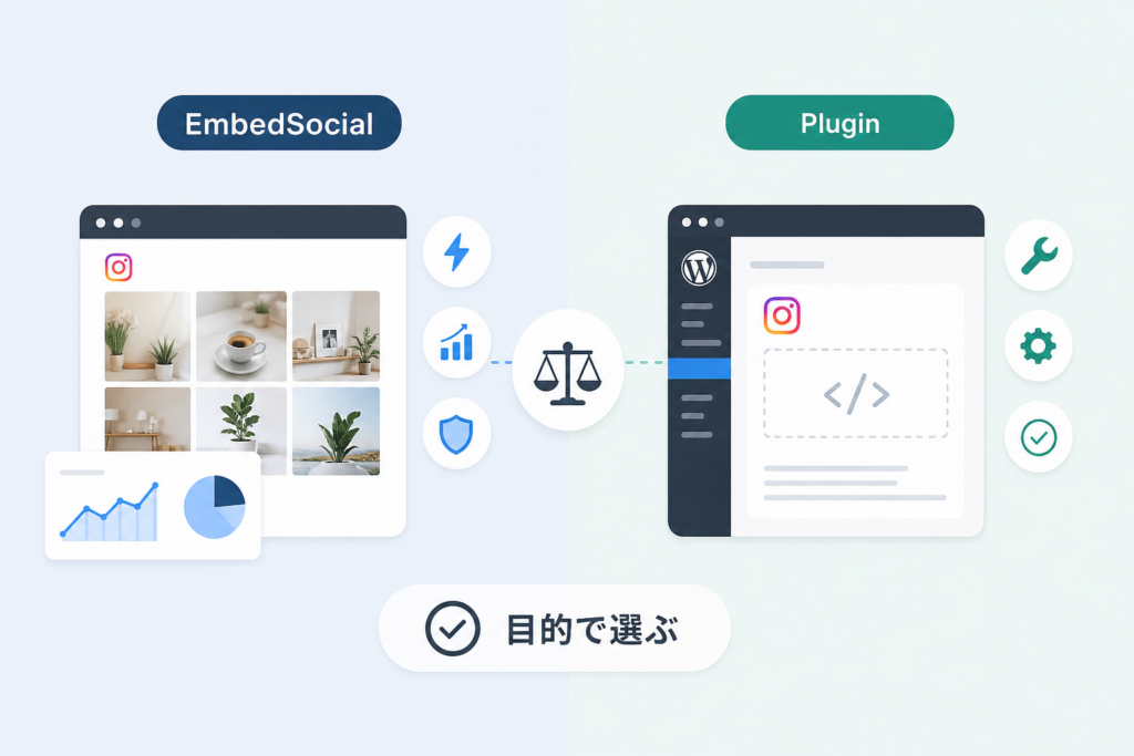 Instagram連携ツール活用｜EmbedSocialなど外部ツールとプラグインの使い分け