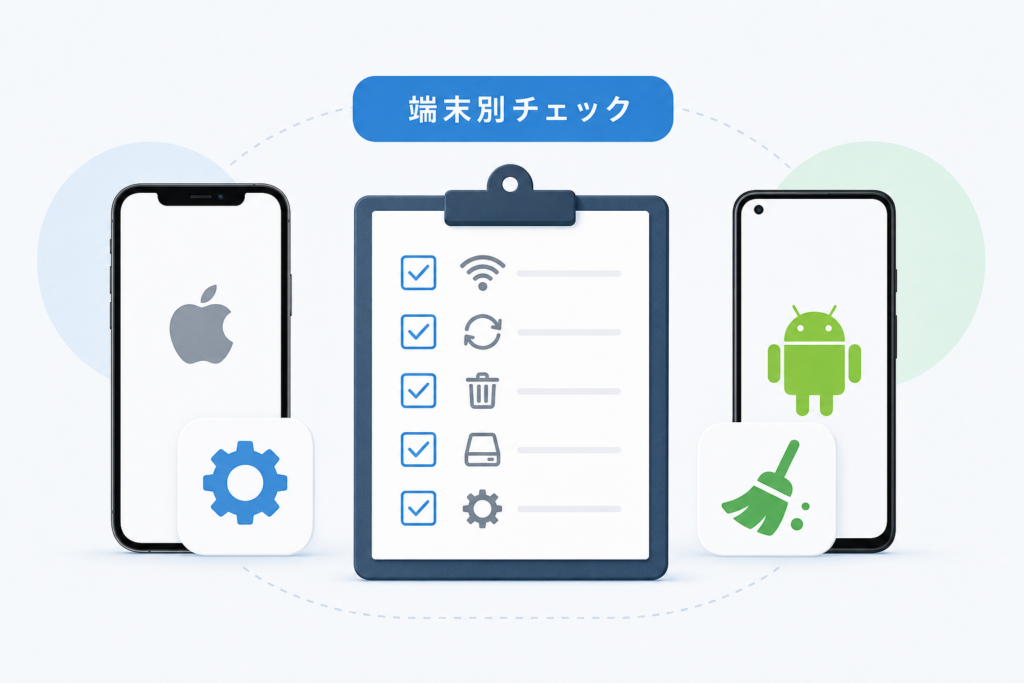 iPhoneやAndroidでTwitterが重い時にすべき端末別チェックリスト