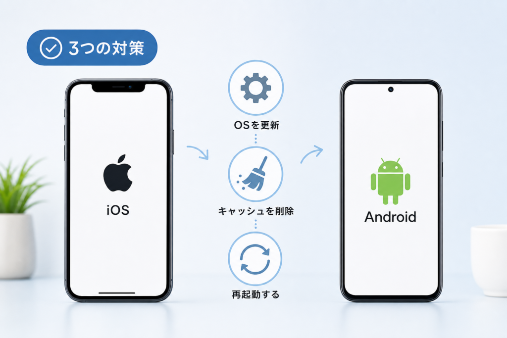 iPhone・Android端末別Instagram不具合の直し方：OS・キャッシュ対策を徹底解説