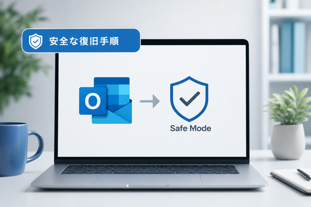 Outlookが起動しない・ウィンドウが開けない時のセーフモード活用と安全な復旧手順