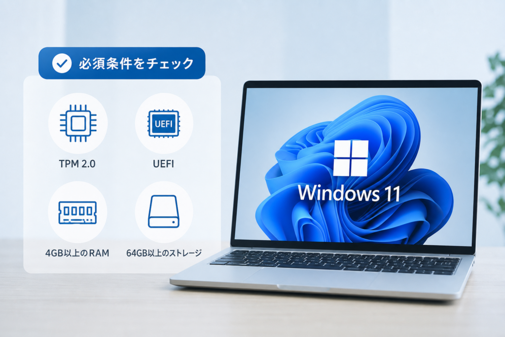 Windows 11への無料アップグレード条件とシステム要件