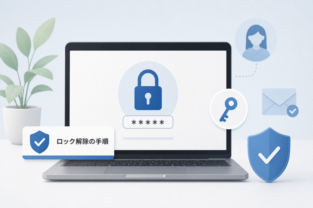 5回間違えてロックされたときの解除方法
