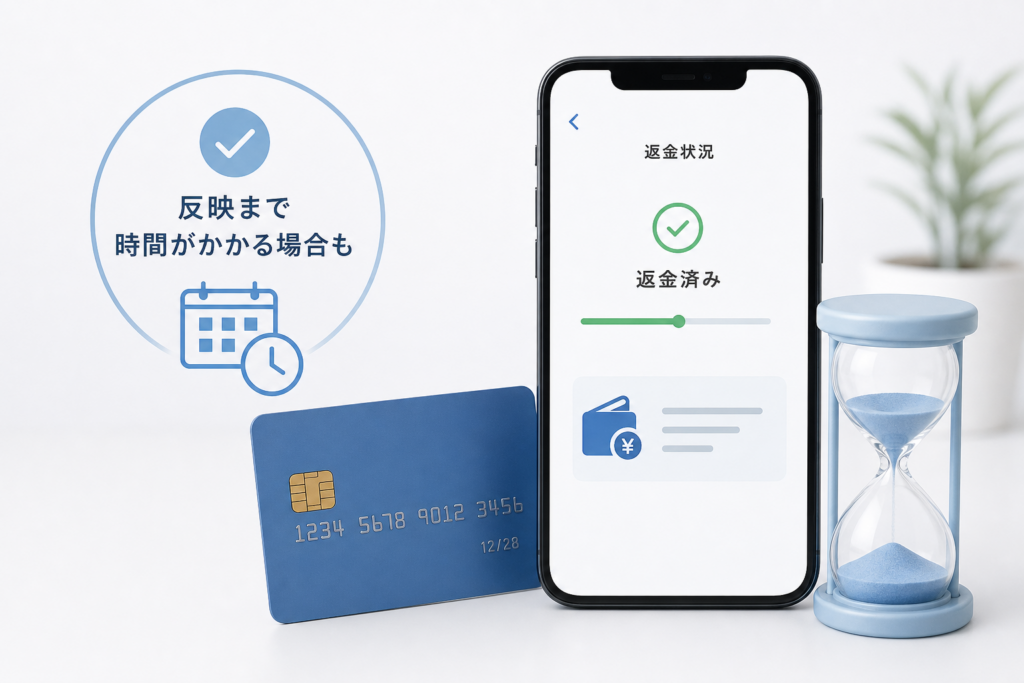 「返金済み」なのに明細へ戻らないとき