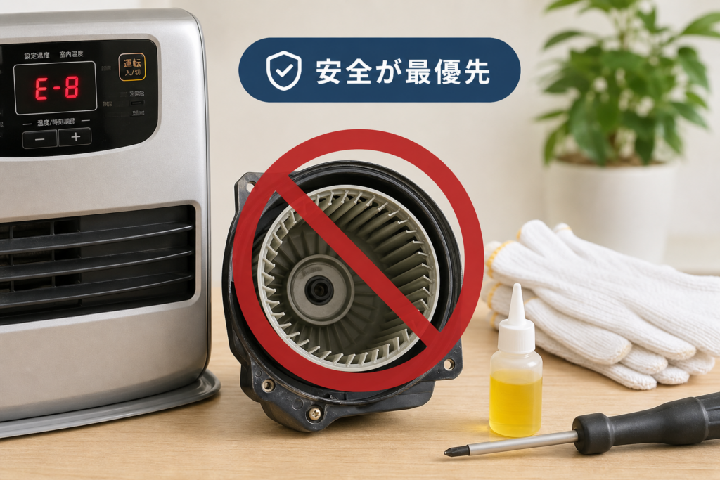 ブロアモーターを自分で分解・注油してはいけない理由