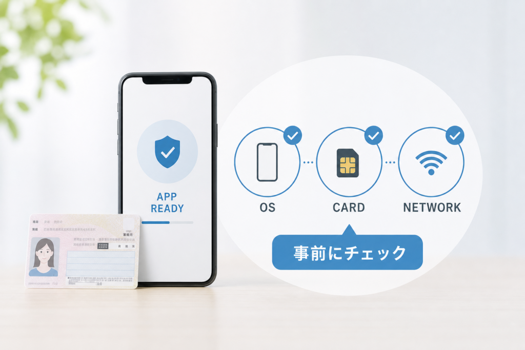 使う前に確認したい端末とカードの条件