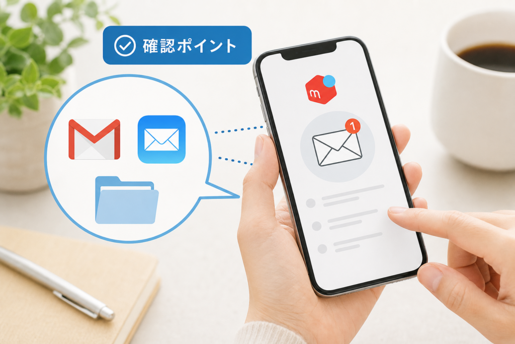 問い合わせの返信はどこに届く？確認すべき場所