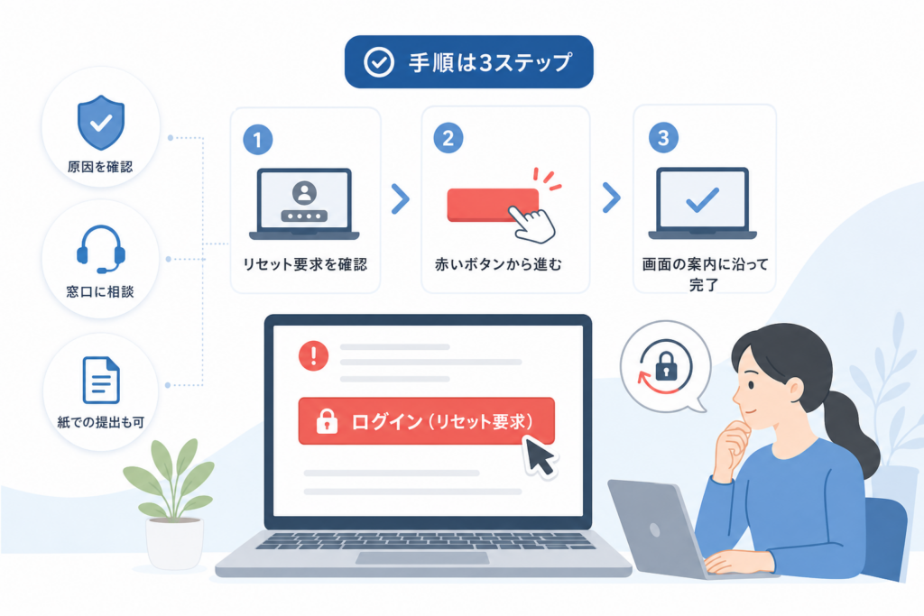 日本年金機構の案内に沿って操作する順番