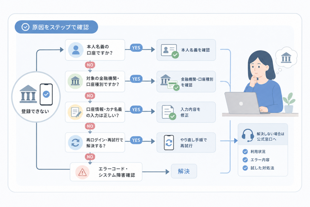 症状から確認先を絞る診断チャート