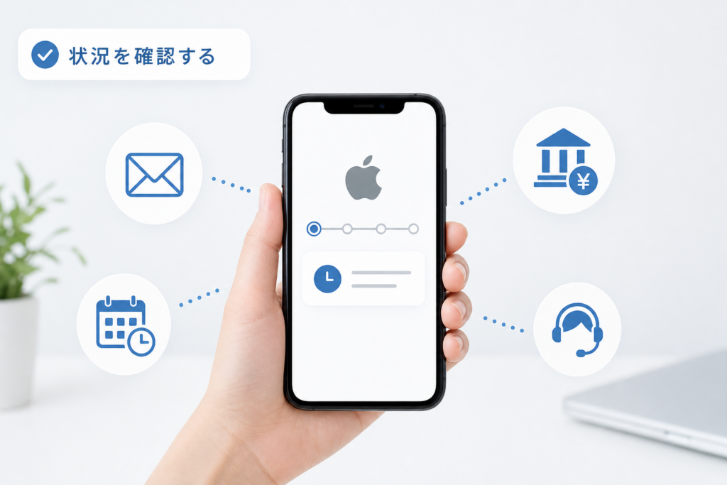 結果を待つ間、メールが届かないときは