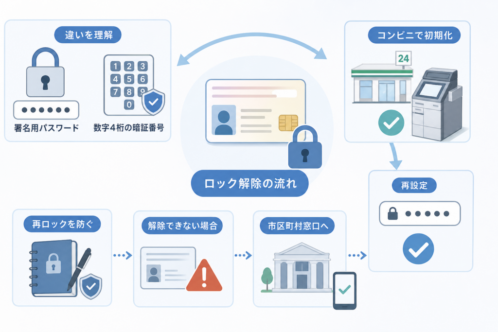 署名用パスワードと数字4桁の暗証番号はどう違う?