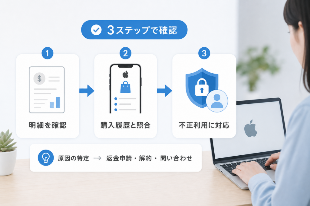 購入履歴に見つからない・不正利用が疑われる場合の対応