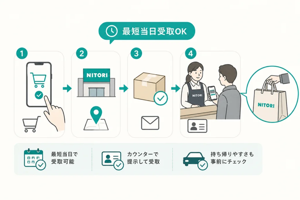 いつ受け取れる？最短当日の条件と来店の判断