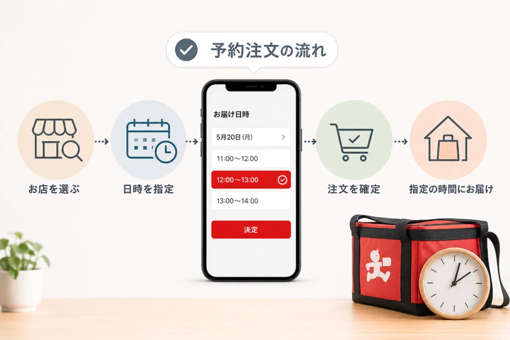 出前館で予約注文する方法