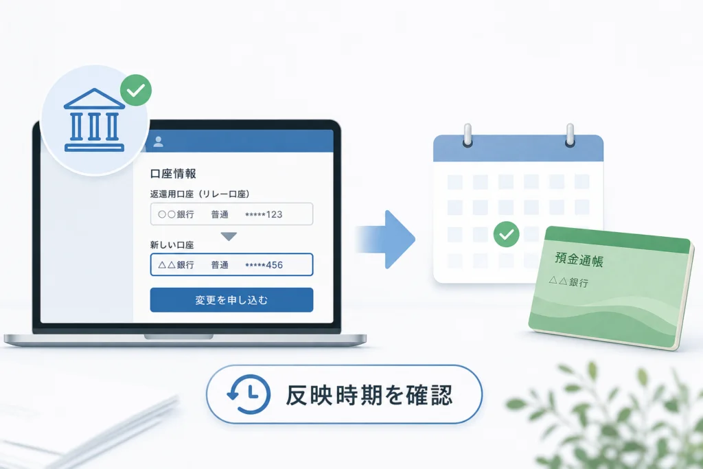 口座変更はいつ反映される？新しい振替口座の確認方法