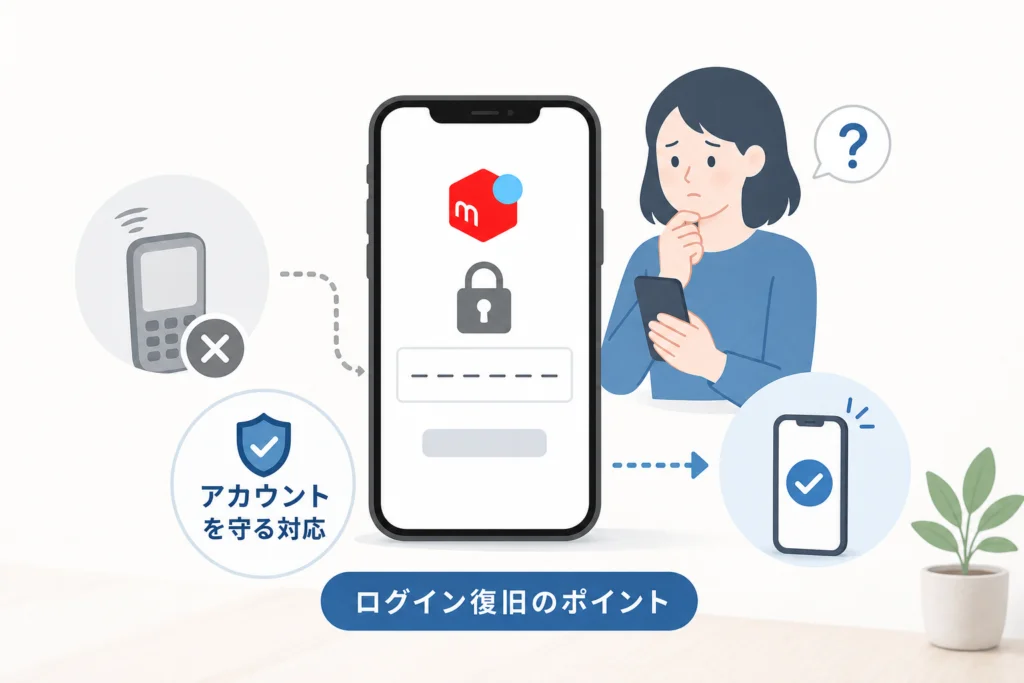 旧電話番号が使えずログインできない場合の対応