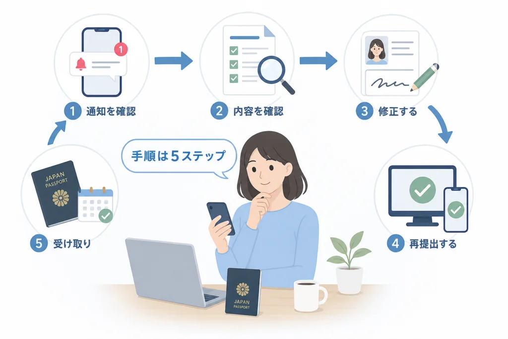 補正の再提出はどう進める？