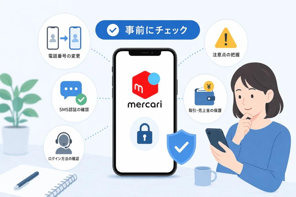 電話番号を変更する前に確認すること