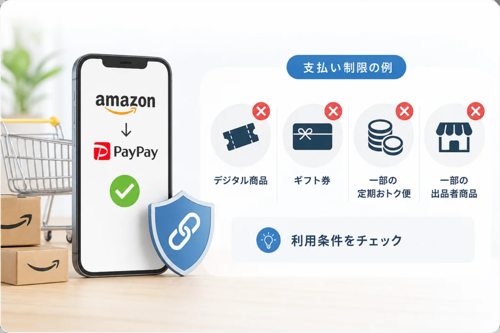 PayPayで支払えない商品・注文と支払い方法の制限